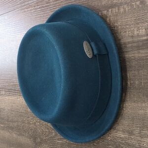 Vintage Kangol Litefelt Blue Wool Fedora Size Large